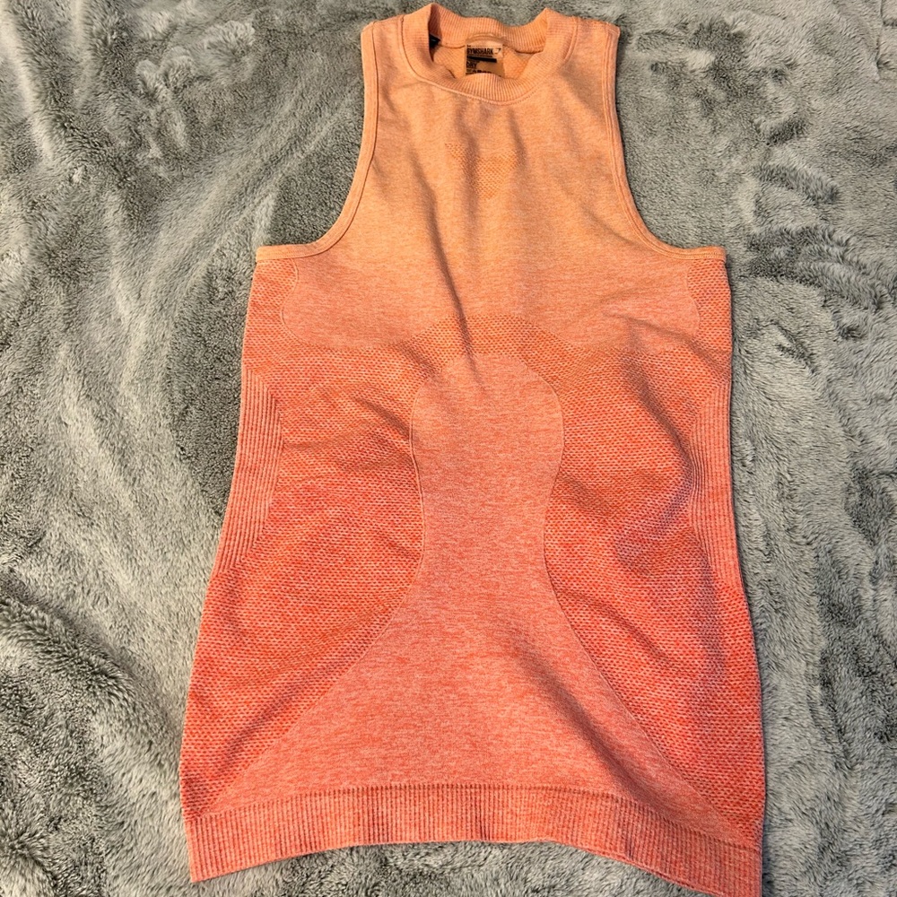 Gymshark Tank Size Small Light Orange